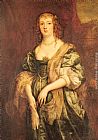 Sir Antony Van Dyck Wall Art - Portrait of Anne Carr, Countess of Bedford (1615-1684)